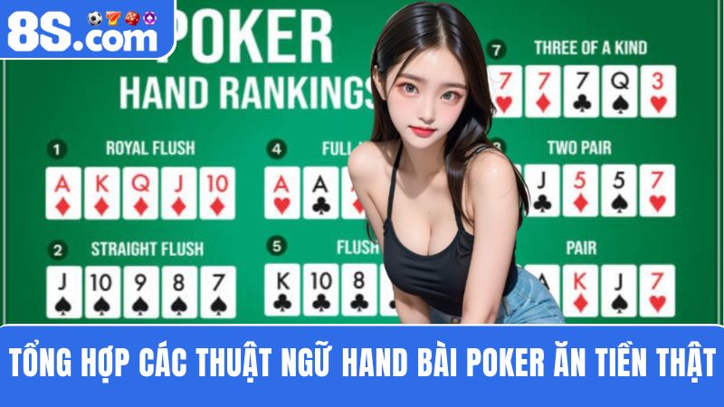 thuật ngữ hand bài Poker ăn tiền thật